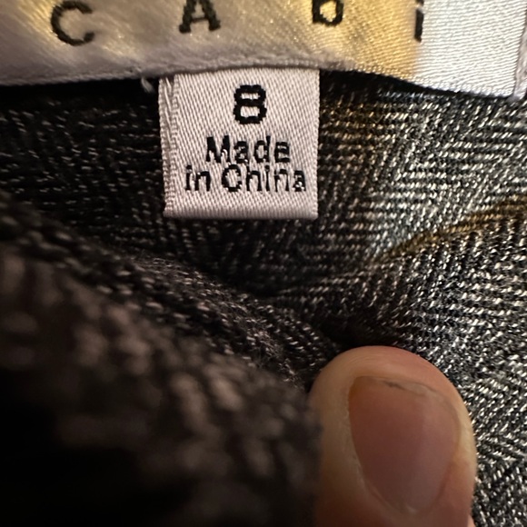 CAbi Gray Wide Leg Pants size 8 - Picture 3 of 6